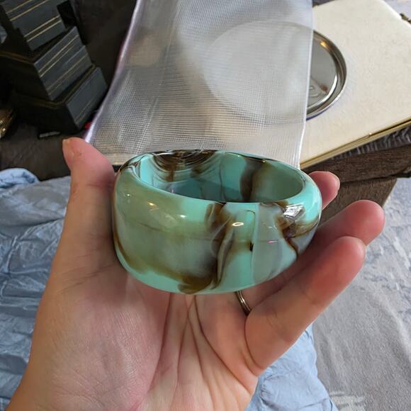 WHBM Necklace Silver Tone Black - Picture 2 of 4